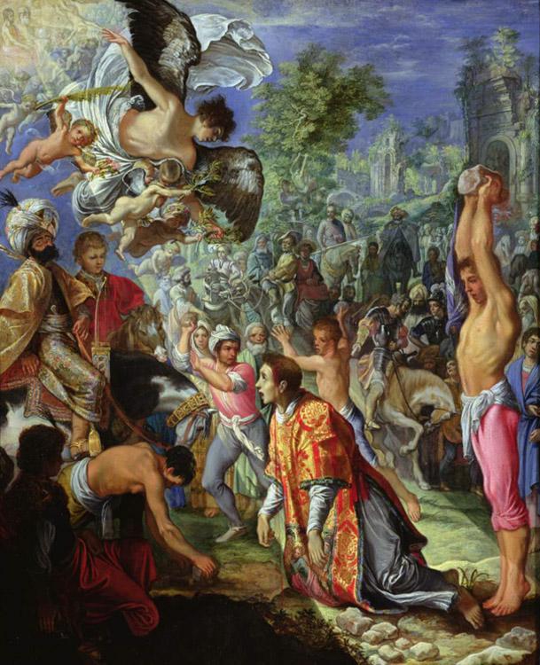 Adam  Elsheimer The Stoning of Saint Stephen (nn03) oil painting picture